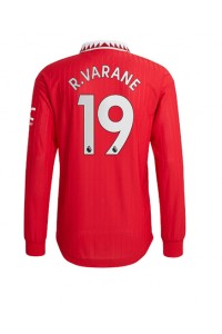 Manchester United Raphael Varane #19 Voetbaltruitje Thuis tenue 2022-23 Lange Mouw